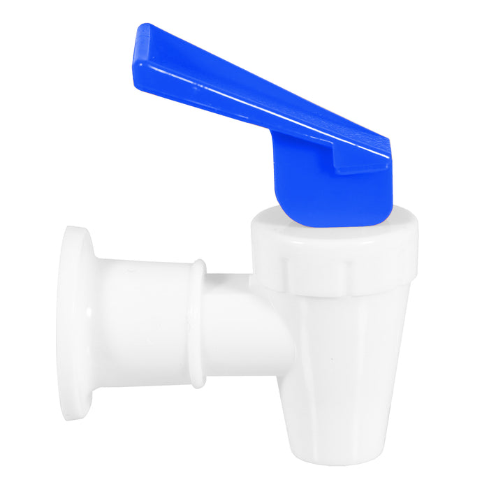 Universal Water Dispenser Tap Spigot Cooler Bottle Lever Faucet Spout (Blue / Cold, 15mm Internal Thread)