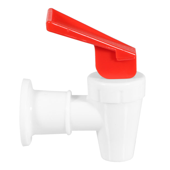 Universal Water Dispenser Tap Spigot Cooler Bottle Lever Faucet Spout (Red / Hot, 15mm Internal Thread)