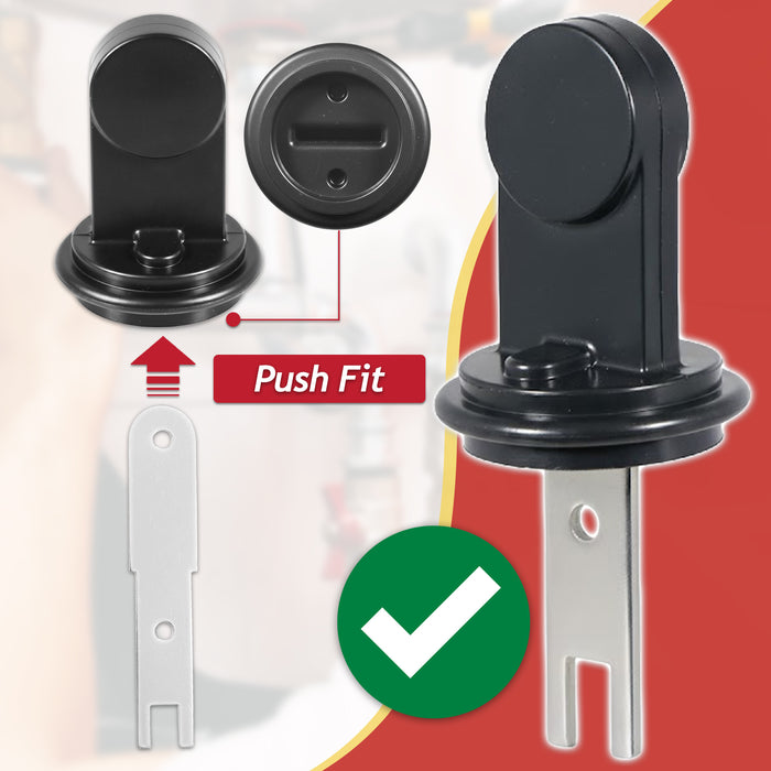 Diverter Valve Paddle for Worcester Combi Boiler Seal + Mounting Rod Kit (87161068450)