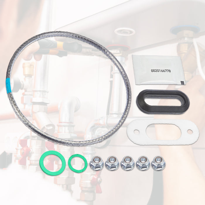 Vaillant Boiler Burner Seal Gasket Kit ecoMAX ecoTEC Pro Plus VU VUW Heat Exchanger Door Sealing Set (0020025929)