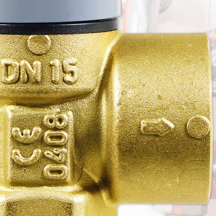Pressure Relief Valve for Vaillant Thermocompact Turbomax Plus Pro VU VUW Boiler 3 Bar 3/4" x 1/2" Safety PRV (190732)