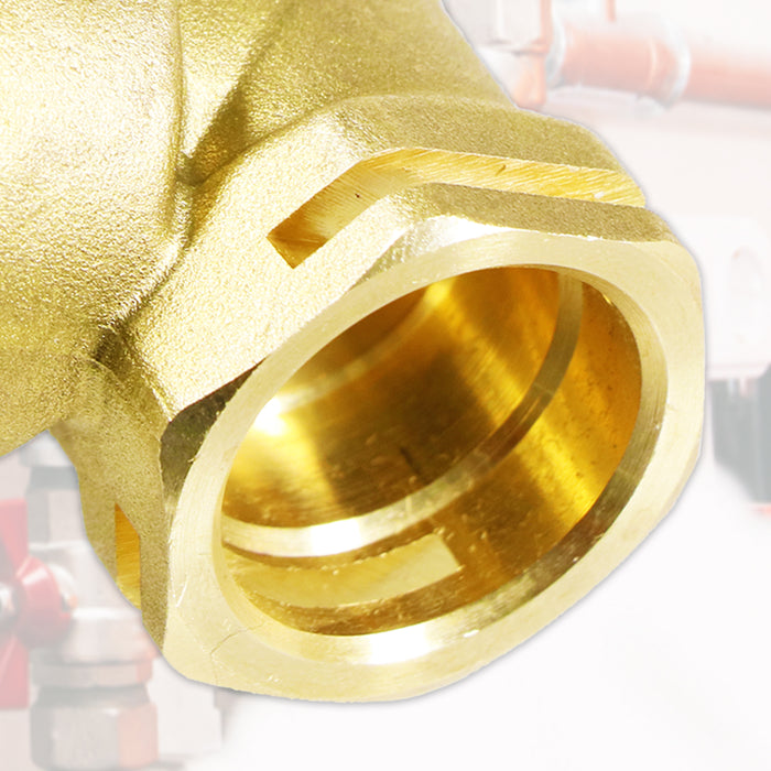 Pressure Relief Valve for Vaillant Thermocompact Turbomax Plus Pro VU VUW Boiler 3 Bar 3/4" x 1/2" Safety PRV (190732)