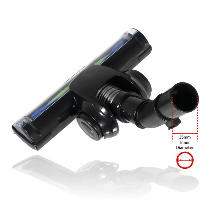 Hard Floor Brush Head for TITAN 16L 20L 30L 40L Anti Hair Wrap + 35mm Adaptor