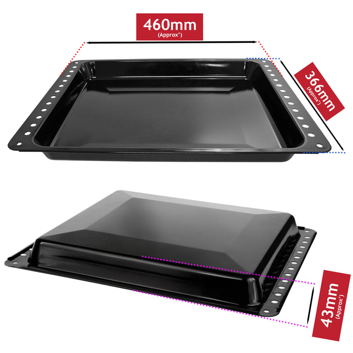 Oven Tray for Samsung Grill Shelf Drip Pan DG63-00011A NV6 NV7 BQ1 460mm x 366mm