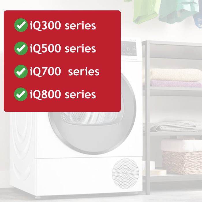 Heat Exchanger Repair Kit for Siemens Tumble Dryer IQ300 IQ500 IQ700 IQ800 00646776 Maintenance Flap