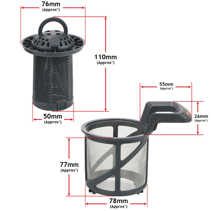 Central Drain Mesh Filter For Ikea RENGÖRA Fits John Lewis Dishwashers