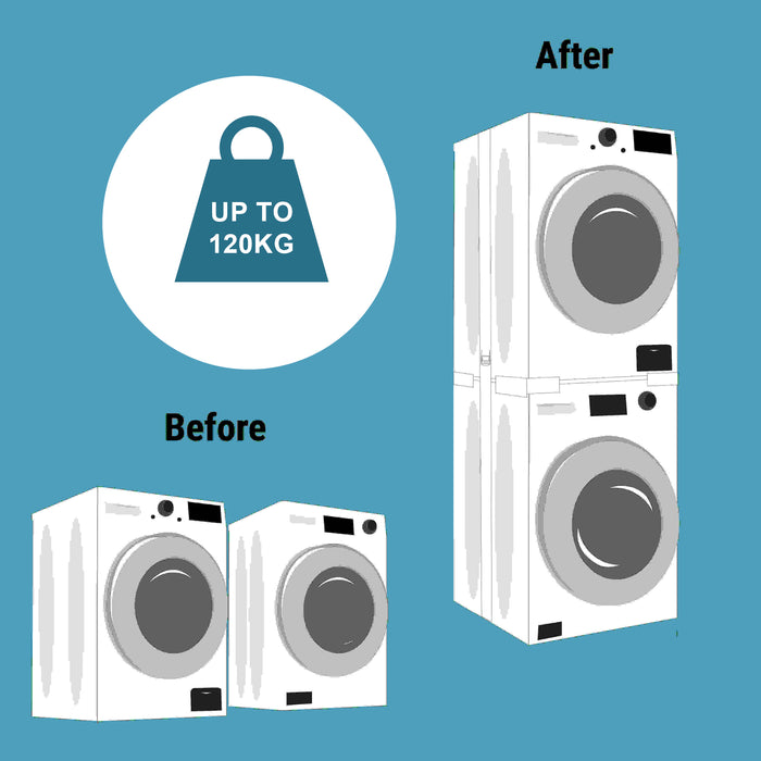 Universal Washing Machine Tumble Dryer Stacking Kit Heavy Duty 54-64cm Appliance