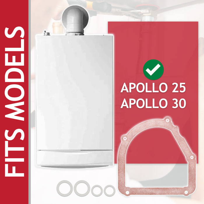 Burner Plate Gasket Kit for Potterton Apollo 25 30 Combi Boiler (5130582)