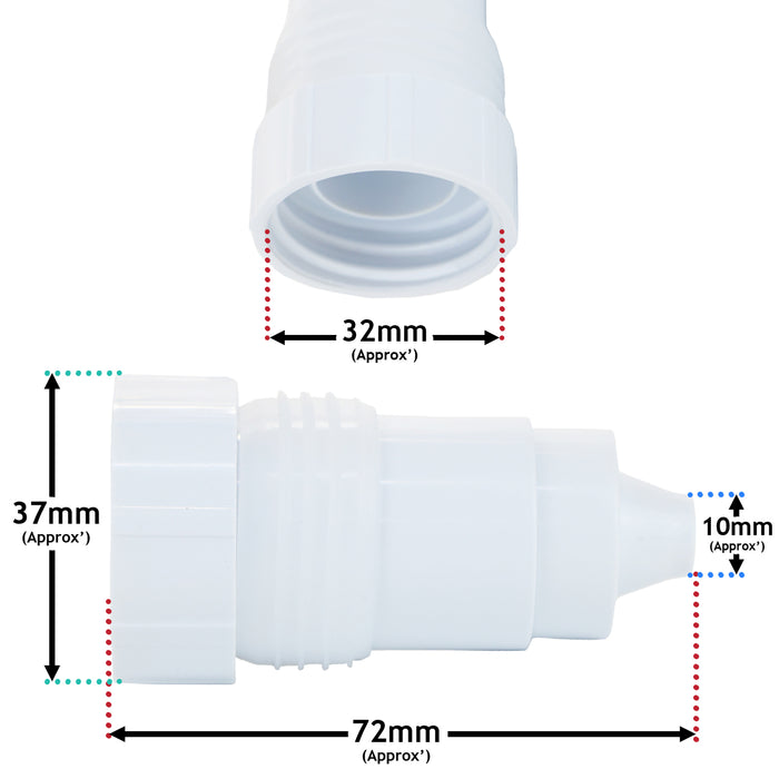 Water Tank Dispenser Nozzle Valve Plug For Logik LSBSDX23 LSBSDX20 Fridge Freezers