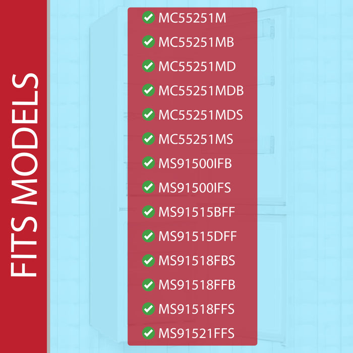Fridgemaster Fridge Light Cover Diffuser Panel Plate 19cm x 4cm MC55251 MS91500