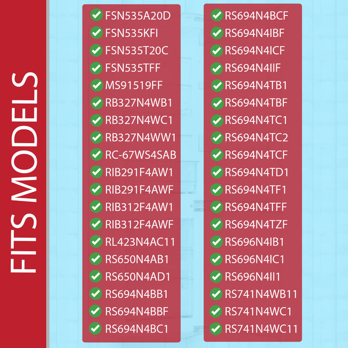 Hisense Fridge Light Cover Diffuser Panel Plate 19cm x 4cm FSN535 RB327 RS694N