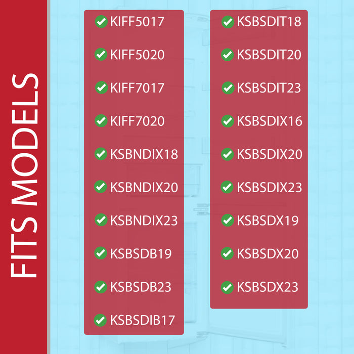 Kenwood Fridge Light Cover Diffuser Panel Plate 19cm x 4cm KIFF50 KIFF70 KSBNDIX