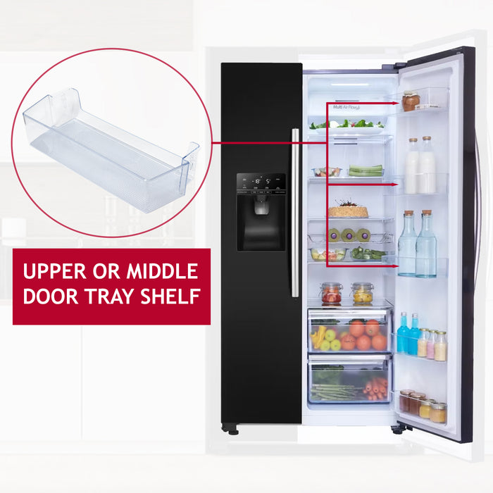 Hisense Door Tray Shelf Rack Fridge Upper Middle RS694N RS695N RS696N RS741N