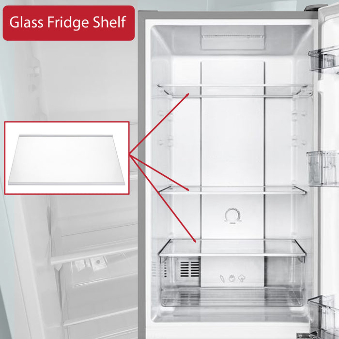 Logik Fridge Glass Shelf LNF55X20 LNFD55W20 LNFD55X20 455 x 300 mm