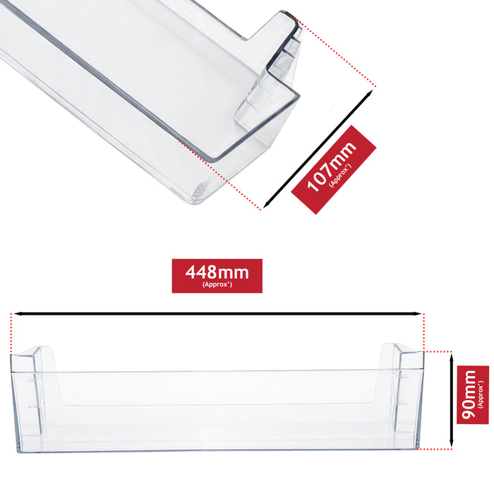 Hisense Fridge Lower Door Shelf Tray Rack RIB291F4AW1 RIB312F4AW1 RIB312F4AWE