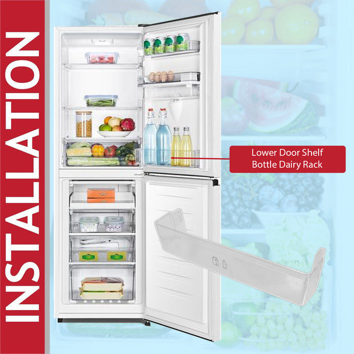 Logik Fridge Door Shelf Lower Bottle Dairy Tray Rack LLNF55X20 LNFD55W20 LNFD55X20 LSD55W20 4159693