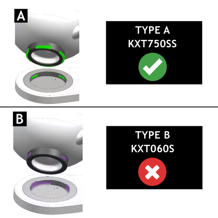 Kenwood Bowl KMIX KMX750 KMX754 KMX760 KMX761 KXT750SS Stainless Steel 4 LUG