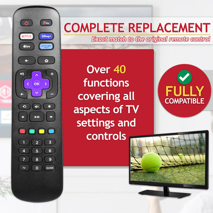 Remote Control for Hisense Roku TV B7120 EN3A38 HT260994 R43 R50 R55 R65 T260994