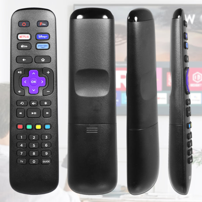 Remote Control for JVC Roku TV LT-24CR230 LT-32CR230 LT-40CR330 LT-43CR330 (504Q3270118)