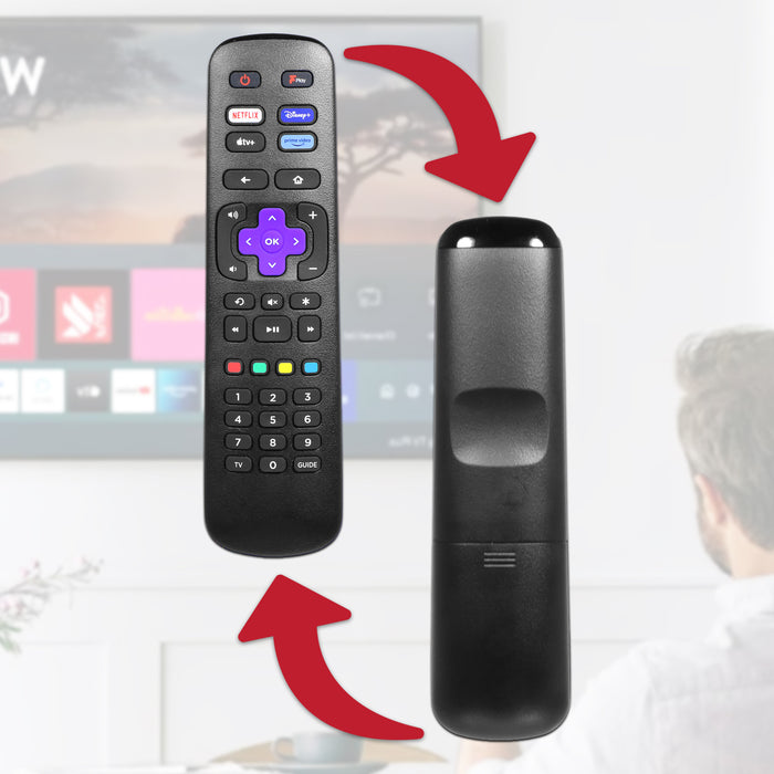 Remote Control for JVC Roku TV LT-24CR230 LT-32CR230 LT-40CR330 LT-43CR330 (504Q3270118)