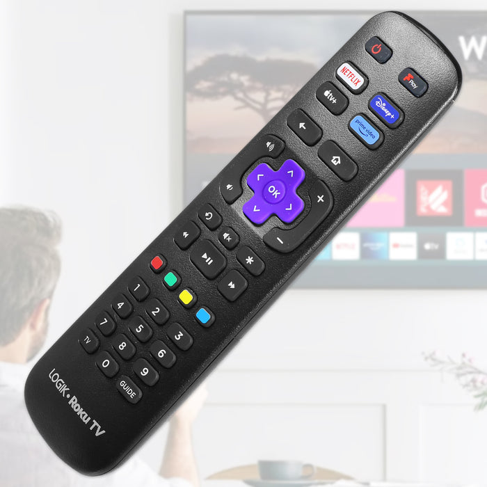 Logik Remote Control for Roku TV L32RHE23 L40RFE23 L43RUE23 L50RUE23 (504Q3260136)