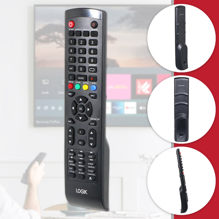 Logik L29HED13 TV Remote Control L20 L24 L29 L32 Replacement Television Controller (9912170965)