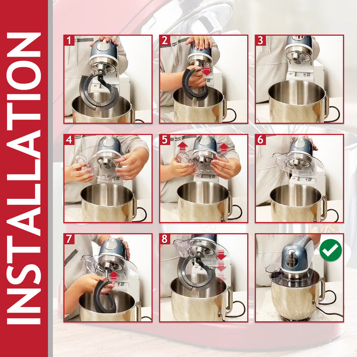 Kenwood KMIX KMX75 KMX750 KMX754 KMX76 KMX760 KMX77 KMX770 Stand Mixer Splash Guard (716716)