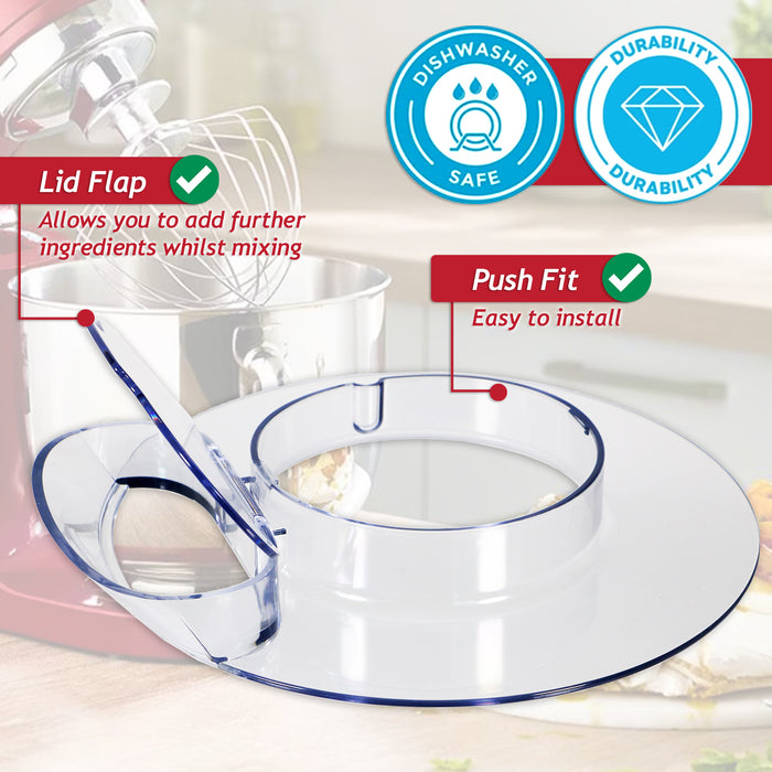 Kenwood KMIX KMX75 KMX750 KMX754 KMX76 KMX760 KMX77 KMX770 Stand Mixer Splash Guard (716716)