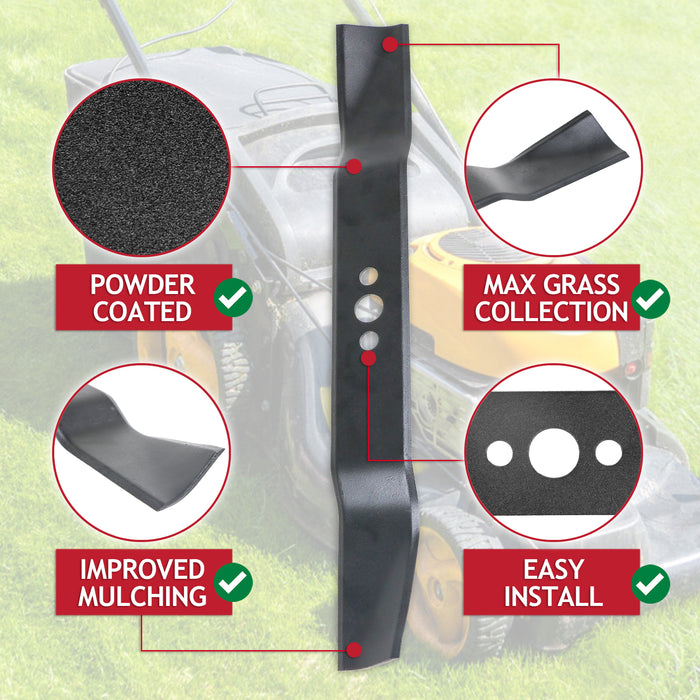 Blade for Partner P3540 P4040S P40 PT3540S Lawnmower Metal Combi Grass Cutter (40cm)