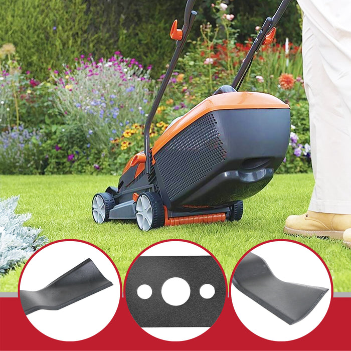 Blade for Flymo Lawnchief 400 PD Quicksilver QS 40S RE400 Lawnmower Metal Combi Grass Cutter (40cm)