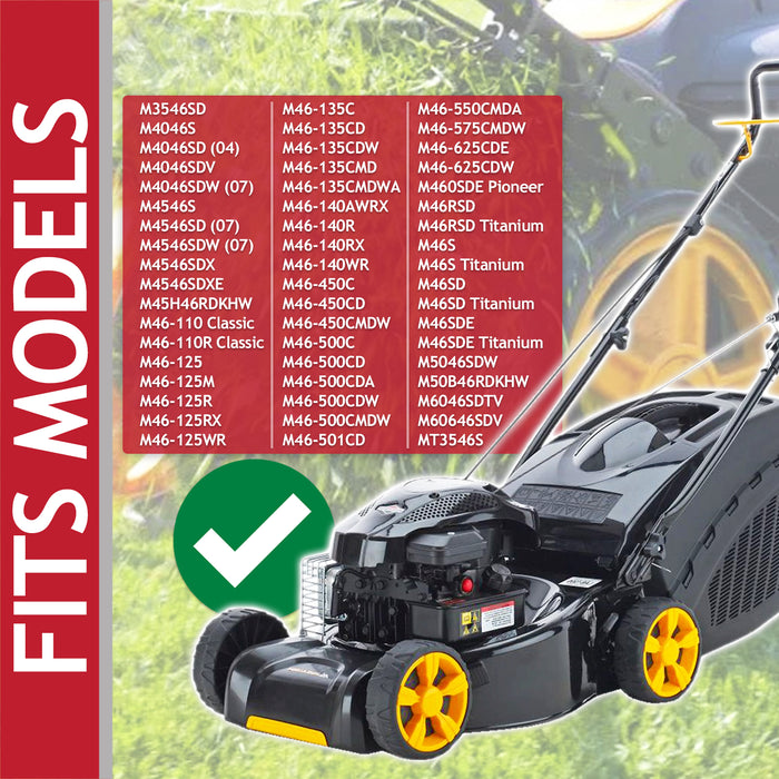 Blade for McCulloch M4046 M4546 M46 M50 Lawnmower Metal Combi Grass Cutter (46cm)