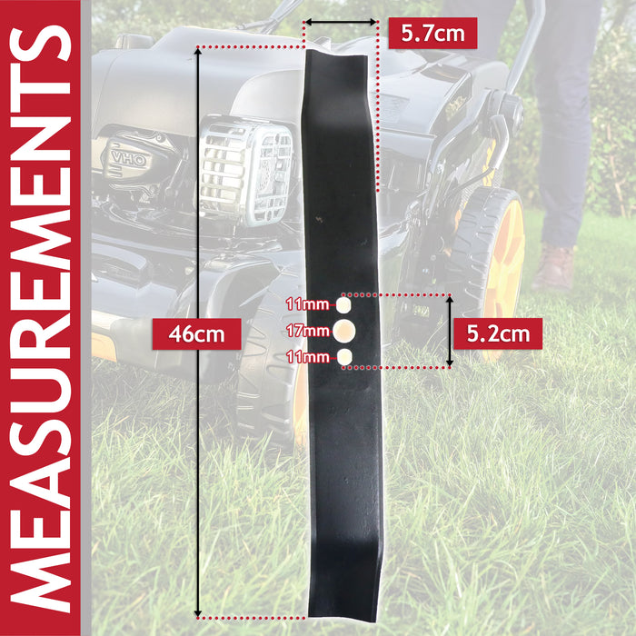 Blade for Partner P3546 P4046 P4546 P46 Lawnmower Metal Combi Grass Cutter (46cm)