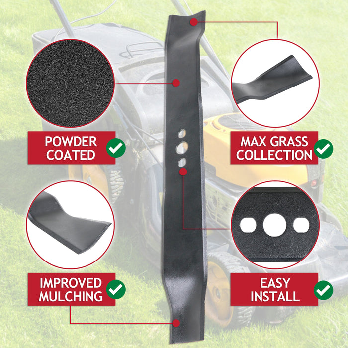 Blade for Partner P3546 P4046 P4546 P46 Lawnmower Metal Combi Grass Cutter (46cm)