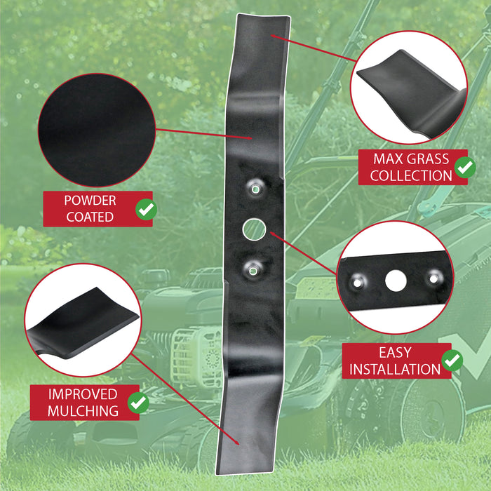 Blade for Cobra M40 M40C M41C DYM1651PF Lawnmower 40cm Metal Grass Cutter