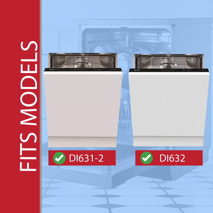 Caple Dishwasher Spray Arm Lower DI631-2 DI632 Sprayer Genuine 2176000025299