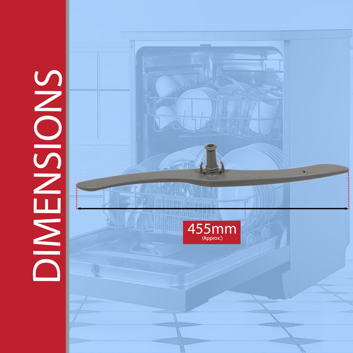 Currys Essentials Dishwasher Spray Arm Lower Sprayer CDW60B20 CDW60W20 CID60W20