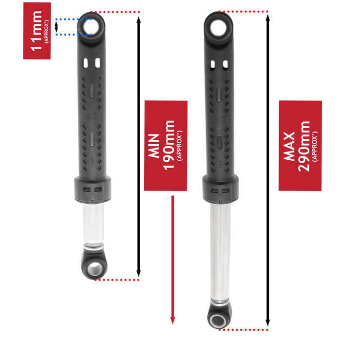 Logik Damper Shock Absorber Anti‑Vibration Leg Washing Machine 12938100000466