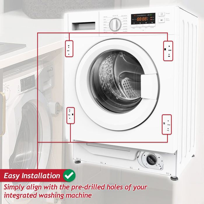 Integrated Door Hinge Magnetic Fixing Kit for Caple WDI3301 WMI3000 WMI3001 WMI3006 WMI3007 Washing Machine (20 Pieces)