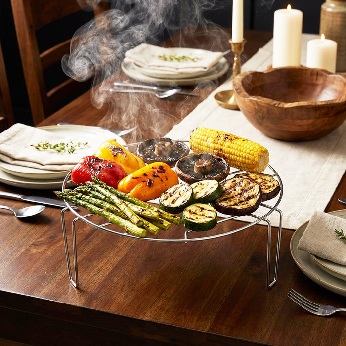 Grill Wire Rack Stainless Steel Turntable Stand for Cookworks EM717CKL 17L 18L 19L 20L Microwave (210mm)