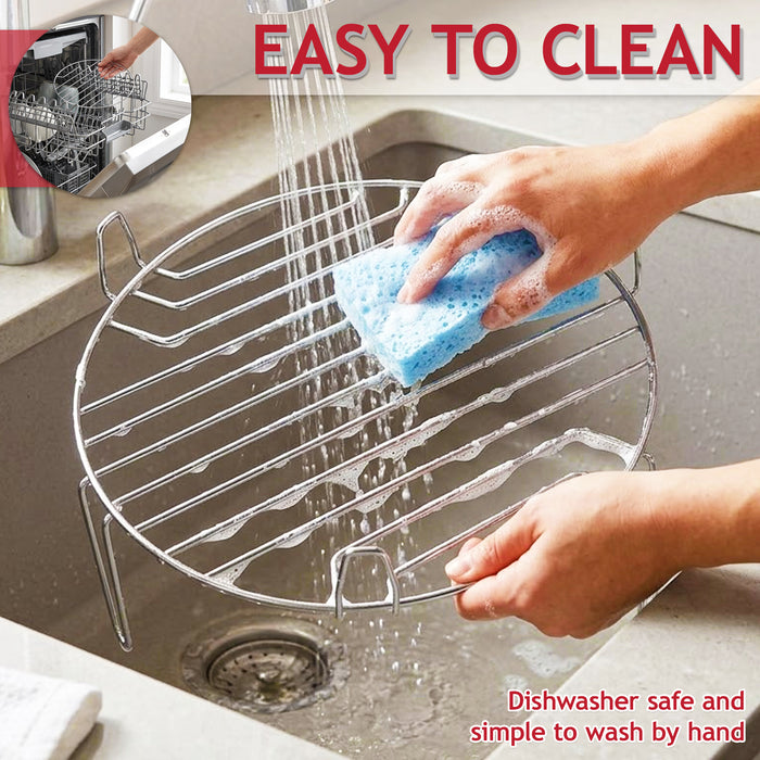 Grill Wire Rack for electriQ 25L+ Microwave Stainless Steel Turntable Stand (261511705400, 12970000000321)