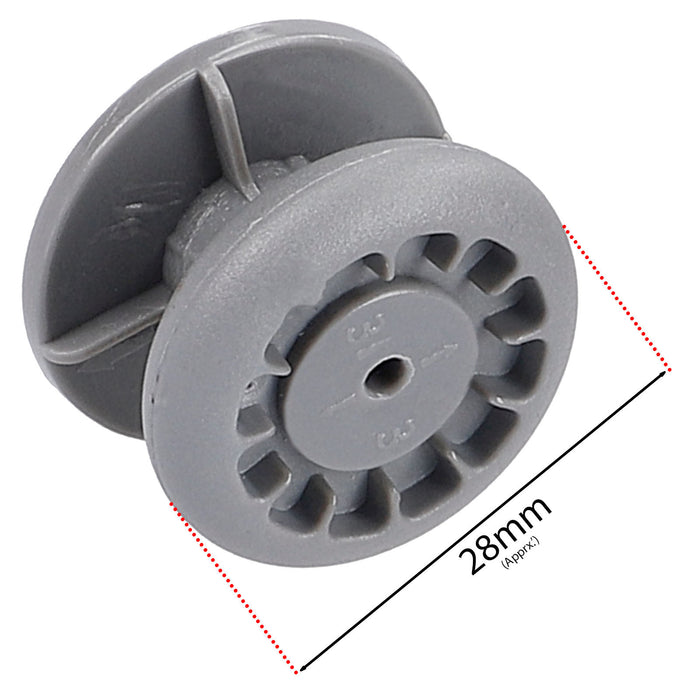 Kenwood Dishwasher Basket Wheels Guide Support x 2 KDW45 KDW60 KID45 KID45 KID60