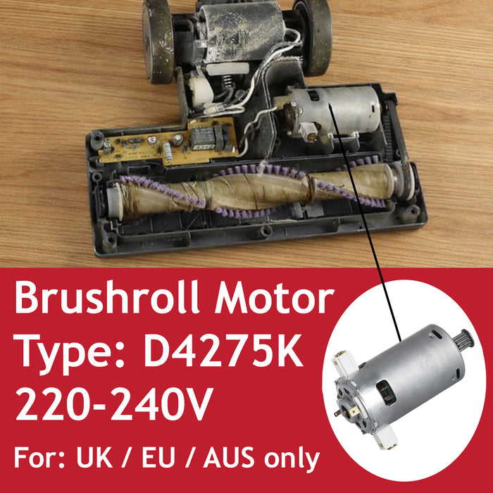 Brushroll Motor for Shark Vacuum Cleaner Head D4275K Type 13 Tooth Cog