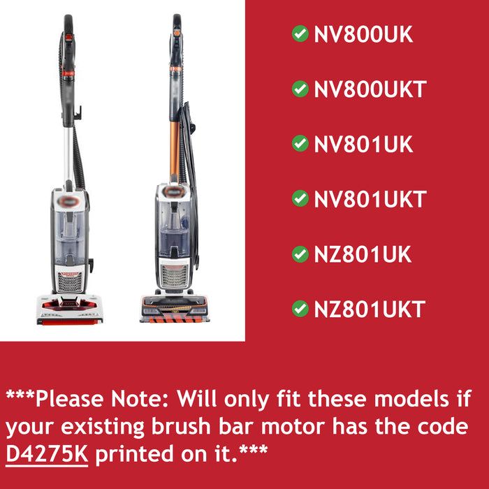 Brushroll Motor for Shark DuoClean NV800 NV801 Cleaner Head 13 Cog D4275K