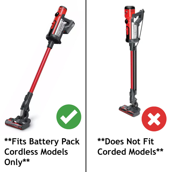 Numatic Henry Quick Cordless Wall Mount Bracket Vacuum Cleaner Tool Holder HEN100 Hetty HET100 Battery Pack Models Only