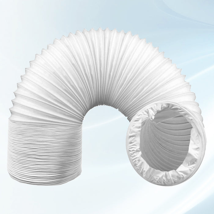 Air Con Vent Hose 3 Metre 5" 5.9" Duct Pipe Extension Threaded Coupler Connector Ring Kit