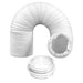 Air Con Vent Hose 6 Metre 5" 5.9" Duct Pipe Extension Threaded Coupler Connector Ring Kit