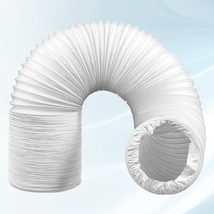 Air Con Vent Hose 6 Metre 5" 5.9" Duct Pipe Extension Threaded Coupler Connector Ring Kit