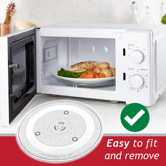 UNIVERSAL Glass Turntable Plate for Microwave Ovens (315mm)