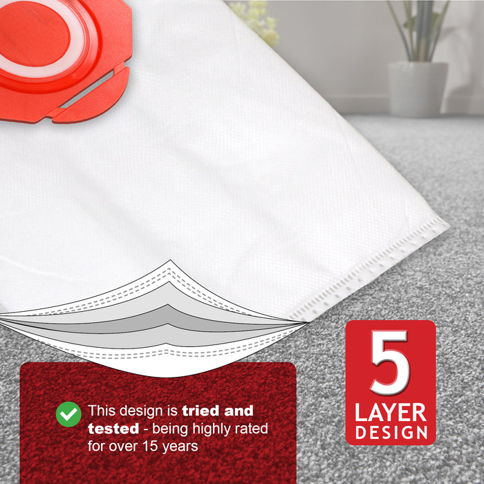 Bags for Miele FJM 3D Vacuum Cleaner C1 C2 C3 S4210 S4560 S6210 S6240 x 16