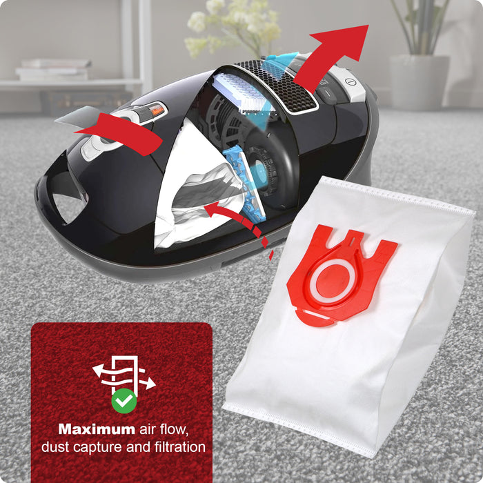 Bags for Miele FJM 3D Vacuum Cleaner C1 C2 C3 S4210 S4560 S6210 S6240 x 16